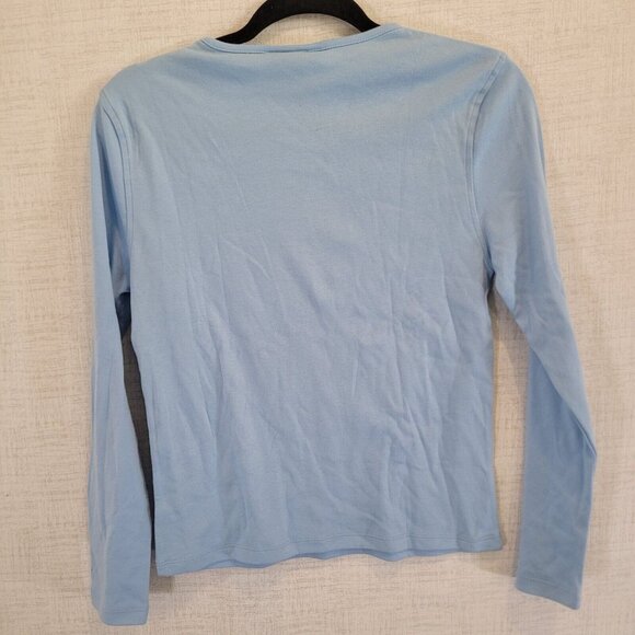 Vintage Frosty Snowman Shirt Womens S Blue M&C Sportswear Christmas Top NWT - Picture 2 of 9